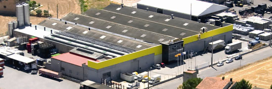 Las instalaciones de ROTECNA en su sede en Agramunt (Lleida)