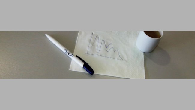 Una distribución en la servilleta