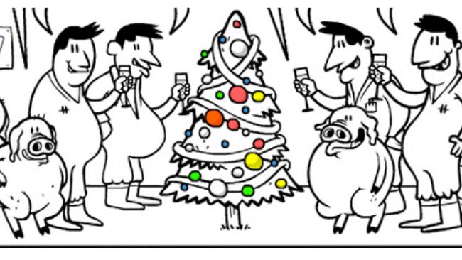 &iexcl;felices fiestas amigos!