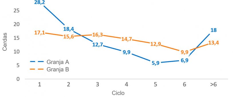 Gr&aacute;fico 2. Estructura censal por ciclo, a 31 de diciembre de 2016
