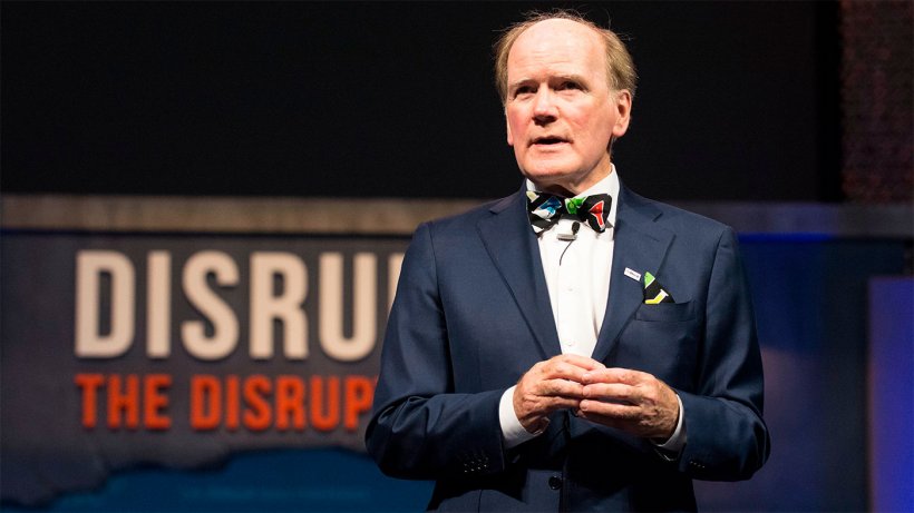 El Dr. Pearse Lyons, fundador y presidente de Alltech, explica los elementos clave que, en su opini&oacute;n, son necesarios para tener &eacute;xito en el mercado disruptivo actual a los asistentes de ONE17, la conferencia anual de tres d&iacute;as celebrada en Lexington (Kentucky, EE.&nbsp;UU.) que atrajo a 4000 participantes venidos de casi 80 pa&iacute;ses.
