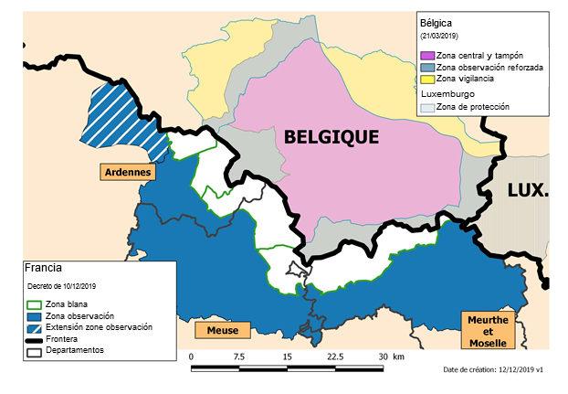 Carte zonage PPA