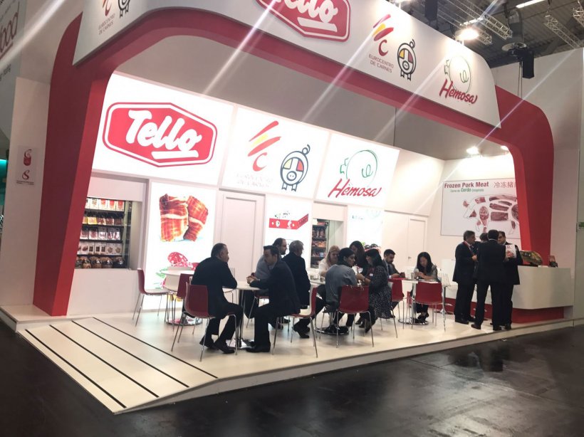 Stand del Grupo Tello Alimentación en Anuga 2017