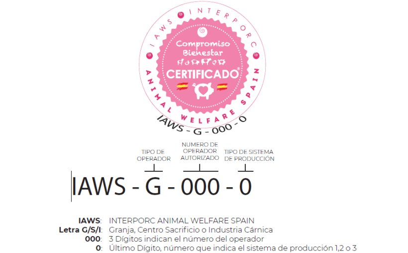 IAWS es el sello de certificaci&oacute;n creado por INTERPORC para avalar las buenas pr&aacute;cticas llevadas a cabo en materia de bienestar animal, sanidad, bioseguridad, manejo de los animales y trazabilidad, en todos los eslabones de la cadena de valor del porcino de capa blanca de Espa&ntilde;a.
