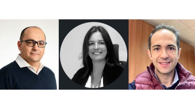 De izquierda a derecha: Joaquin Peinado, Mónica Alonso-Viguera y Marcos Bartolomé.