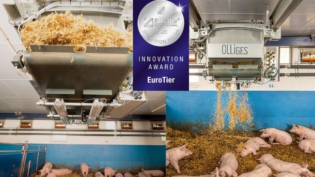 Robot OlliGES recibe medalla de plata a la innovación EuroTier 2022