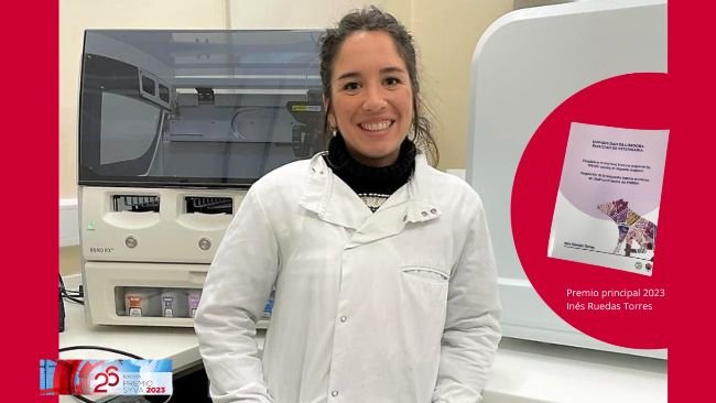 Inés Ruedas Torres, galardonada con el premio principal a la mejor tesis en Sanidad Animal.