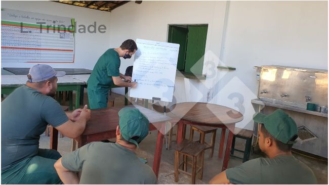 Foto&nbsp;1.&nbsp;Cuando la formaci&oacute;n incluye aspectos t&eacute;cnicos y de comportamiento y forman parte de un cronograma de actividades en la granja, los j&oacute;venes se sienten m&aacute;s valorizados y con mayor oportunidad de crecimiento.
