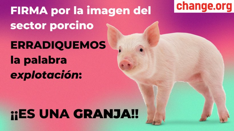 ERRADIQUEMOS la palabra explotación ¡¡ES UNA GRANJA!!