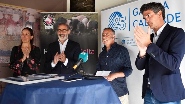 Presentación de la Asociación de Criadores de la Raza Porcina Celta (Asoporcel) como nueva entidad autorizada para el uso del sello Galicia Calidade