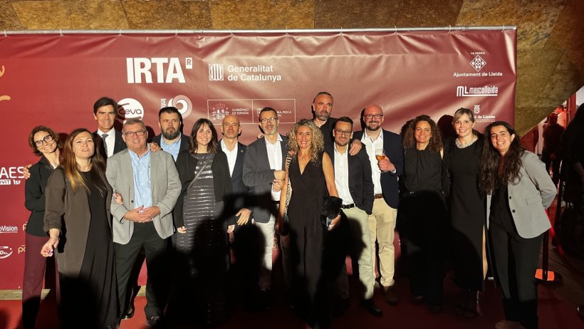 Equipo de Ceva en los Premios Porc d'Or