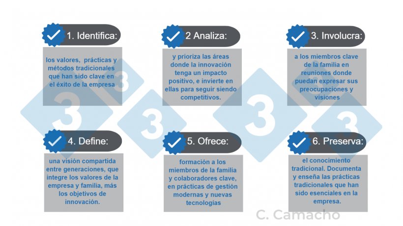 Figura 1. Componentes clave&nbsp;para equilibrar innovaci&oacute;n y tradici&oacute;n.
