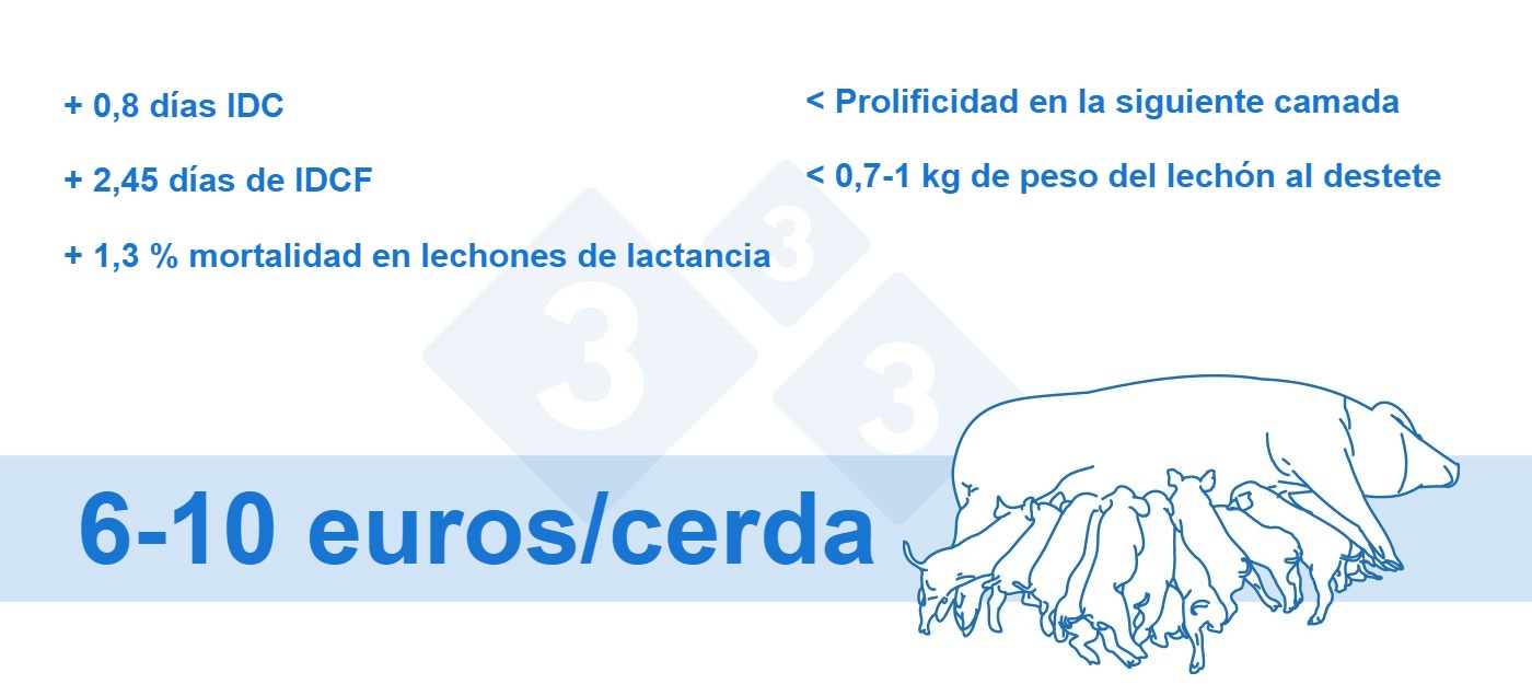 Figura 4. P&eacute;rdida por cerda obtenida (datos internos)