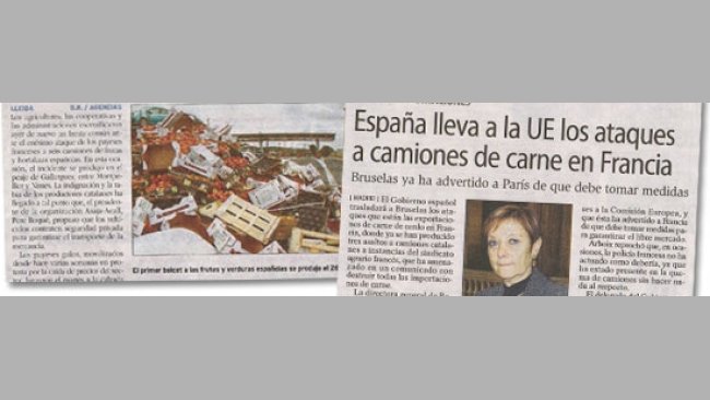 Exportaciones a Francia