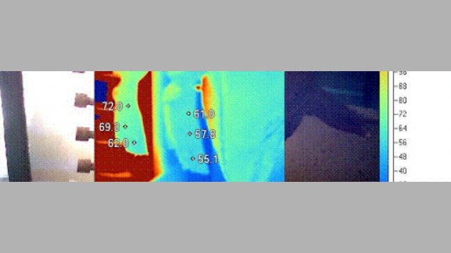 Puede utilizarse una cámara termográfica para la optimización del chamuscado, al asegurar un calentamiento adecuado de toda la superfície de la canal, especialmente en parte anterior, donde la carga de Salmonella es mayor.
