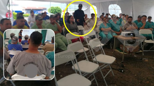 Imagen 2. Excepciones con el equipo de mantenimiento y el encargado en el código de colores.