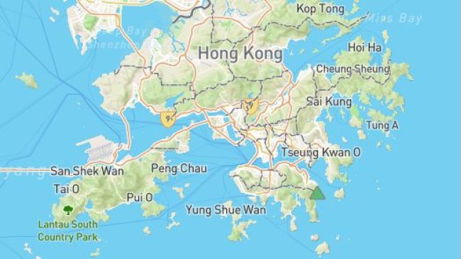 Ort des ASP-Falls in Hongkong. ©OpenStreetMap contributors. https://www.openstreetmap.org/copyright
