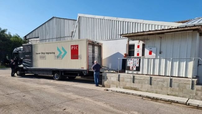 Verladung in Wulkow.