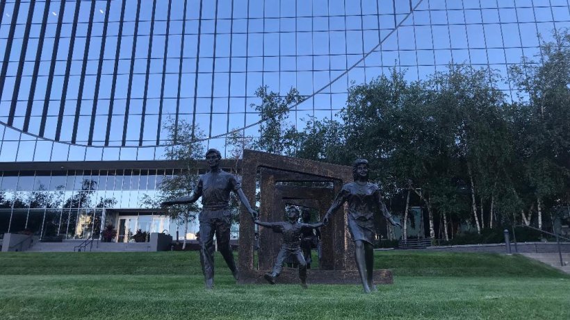 Richard and Annette Bloch Cancer Survivors Park en Minneapolis.
