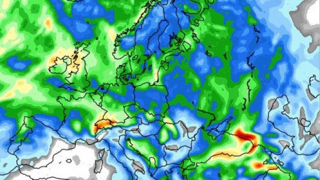 Figura 1. En estos dos mapas podemos ver las anomalías en las precipitaciones durante las últimas semanas de noviembre y el pronóstico de lluvias para diciembre. (Fuente: GrADS/COLA).