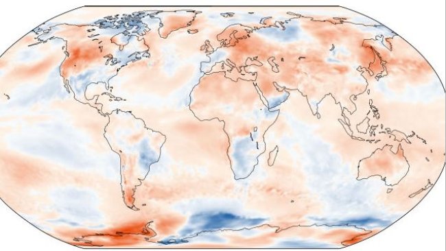 Figura 2. Anomalía de la temperatura del aire en julio de 2021 en relación al período 1991-2020 .(Fuente: Copernicus Climate Change Service/ECMWF)