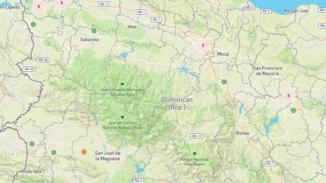 Mapa de los focos de PPA confirmados por la OIE. Fuente: OIE via ©OpenStreetMap contributors, https://www.openstreetmap.org/copyright