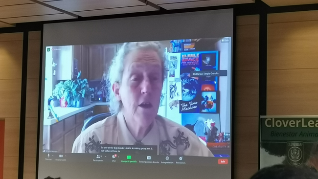 La Dra. Temple Grandin particip&oacute; con un conversatorio online sobre Bienestar Animal
