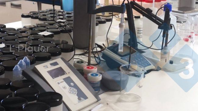 Foto 2. En los purines se analiz&oacute; la composici&oacute;n y se realizaron los ensayos in vitro para determinar las emisiones potenciales de amoniaco y metano.
