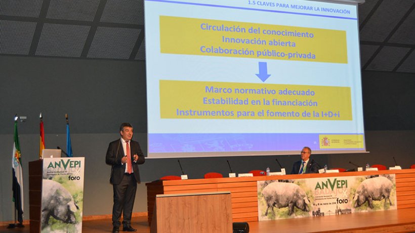 Intervenci&oacute;n del secretario general de Ciencia e Innovaci&oacute;n del Ministerio de Econom&iacute;a, Industria y Competitividad,&nbsp; Juan Mar&iacute;a V&aacute;zquez Rojas sobre Innovaci&oacute;n en la Industria Alimentaria.
