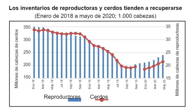 Datos de diciembre de 2019 no disponibles. Fuente: MARA