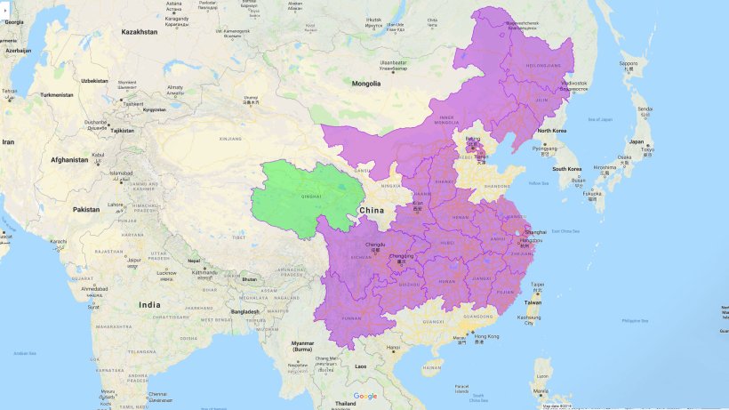 Qinghai, new province affected by ASF.
