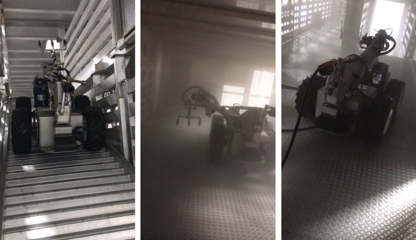 Zdjęcie 4: Robot myjący samochód dostawczy. Źródło: Swinerobotics