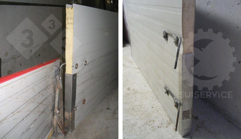 Chi tiết về hệ thống gh&eacute;p nối của tấm c&aacute;ch nhiệt chuyển hướng đến cầu : hai thanh sắt được uốn cong v&agrave; cố định ph&ugrave; hợp v&agrave;o tấm c&aacute;ch nhiệt được lắp v&agrave;o hai ống tương ứng cố định v&agrave;o tấm b&ecirc;n tr&aacute;i của cầu l&ugrave;a. T&iacute;nh di động của khớp nối cho ph&eacute;p cầu l&ugrave;a di chuyển theo chiều dọc v&agrave; tấm c&aacute;ch nhiệt di chuyển theo chiều ngang m&agrave; kh&ocirc;ng c&oacute; nguy cơ bị bung m&oacute;c.
