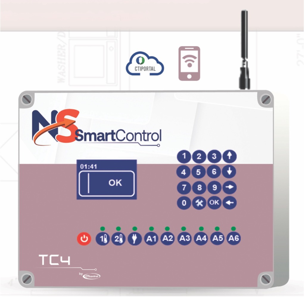 Sistema de alarma telefónica: NS SmartControl TC4