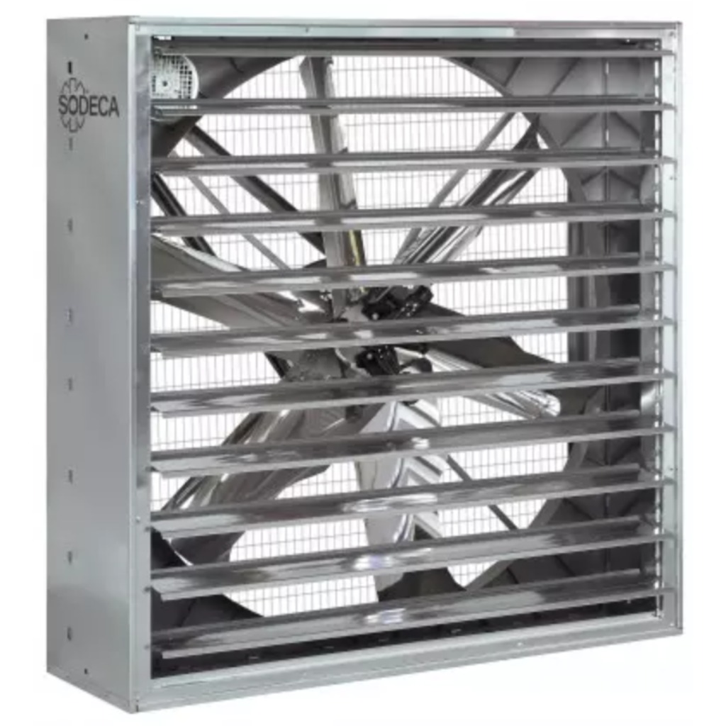 Ventiladores helicoidales Sodeca HGI gran diámetro para granjas