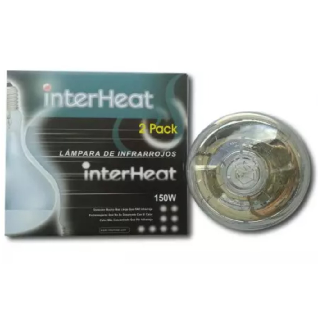 Bombilla de calefacción Interheat 150 Watts blanca 2 uds